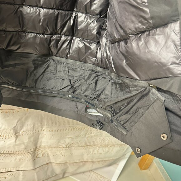 Men's Black Arc'teryx Hooded Down Jacket Size L - Picture 5 of 12